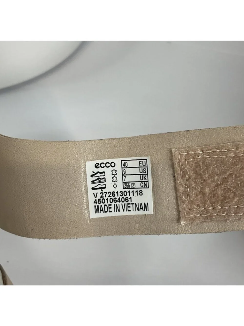 Ecco Shoes Women Sandals Sz 9-9.5 EU 40 Shape Wedge Plateau Leather $180 Nib